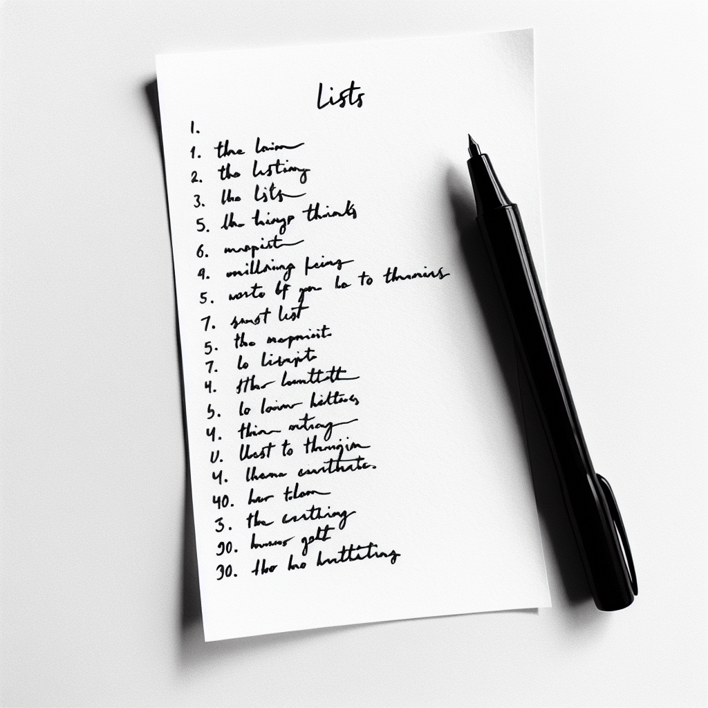 Lists image