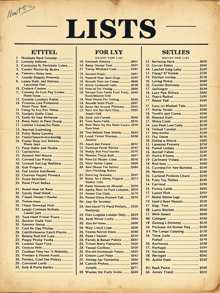 Lists image