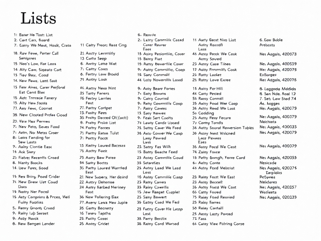 Lists image